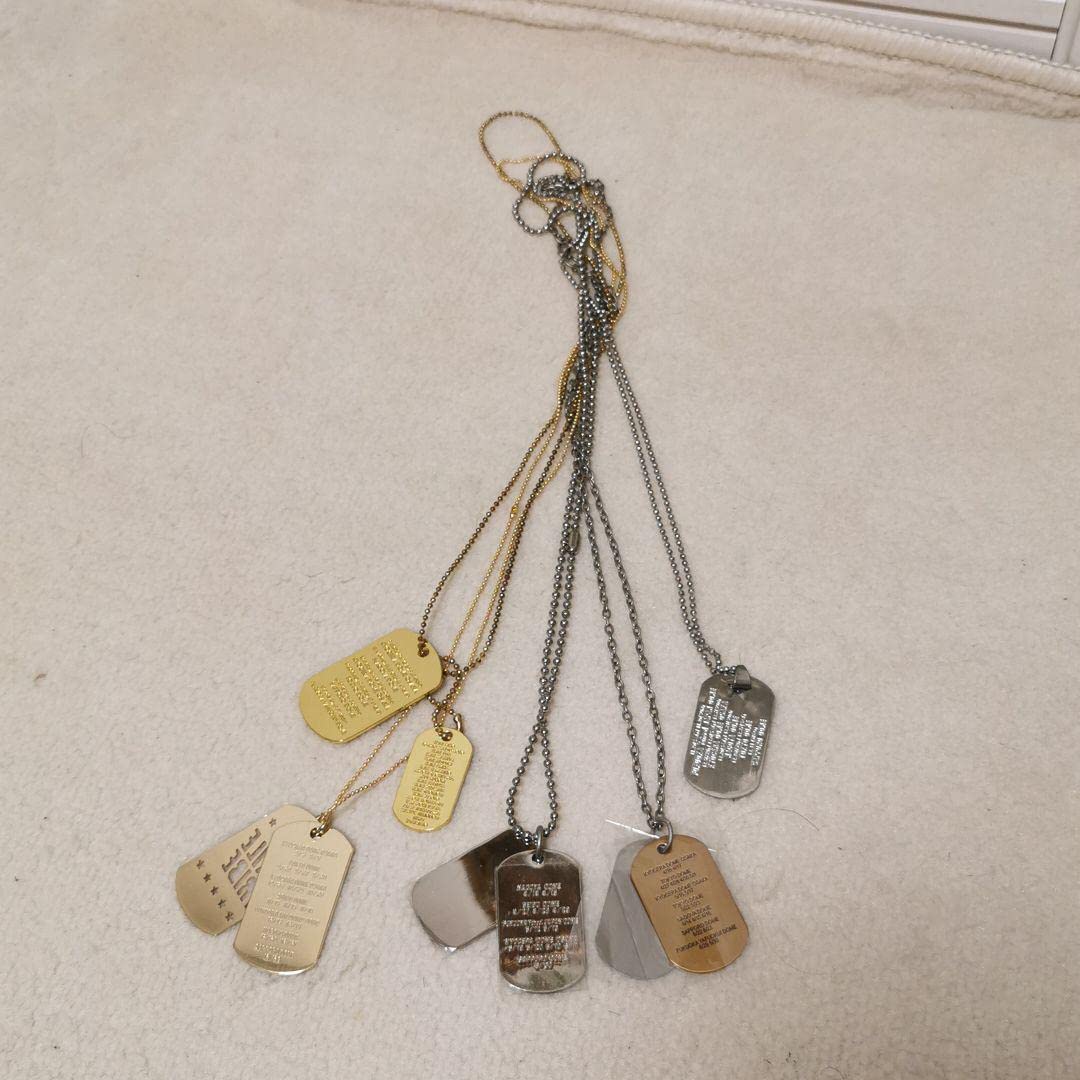 Amazon.co.jp: EXILE LDH ドッグタグ セット ネックレス ペンダント